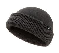 Comhats XL/XXL Fisherman Beanie Trawler Beanie Herren Damen Wintermuetze Strickmuetze Winter Dunkelgrau M/L