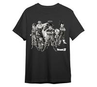 Comic Studio | Dragon Ball Super T-Shirt | Offizielles Artikel | Goku Ultrainstinkt | Schwarz | S