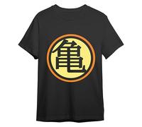 Comic Studio | Dragon Ball T-Shirt | Offizielles Artikel | Kame Logo | Unisex | Schwarz | XL