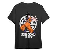 Comic Studio | Dragon Ball Z T-Shirt | Offizielles Artikel | Goku | Schwarz | L