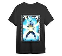 Comic Studio Unisex Dragon Ball Z Camiseta | Vegeta God Super, Sayan | | M T-Shirt, Schwarz, M