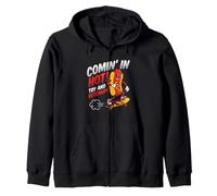 Comin' In Hot (probieren Sie es mit Ketchup) - Hot Dog Glizzy Meme Hotdogs Kapuzenjacke