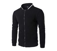 COMIOR Herren Sportbekleidung Wintermantel Kapuzenjacke Männer Windbreaker Sweatjacke Blouson Herbstjacke Fliegerjacke Stehkragen Bomberjacke Windschutz Sweatshirt