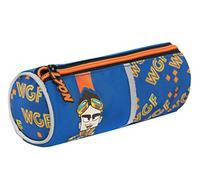 COMIX ANIME Lyon Gamer - Federmäppchen für Schreibwaren mit Reißverschluss aus Metall und Details aus Mesh - kleines Federmäppchen für Jungen und Mädchen für Mittel- und Grundschulen, 20 x 8 cm