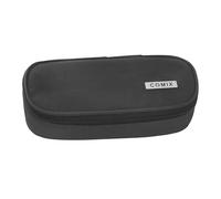 Comix - Ovales Schulmäppchen für Kinder und Jugendliche, ideal zur Aufbewahrung von Schreibwaren, mit Inneneinteilung mit elastischen Schlaufen und praktischem Reißverschluss, 22 x 5 H x 7 cm,