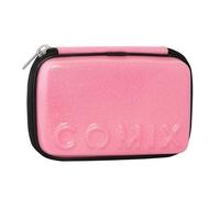 Comix - Schul-Federmäppchen, Maxi-Reißverschluss für Kinder und Jungen, mit Schreibwarenset, Hartschale mit Maxi-Logo in Relief und Reißverschluss aus Metall, 21 x 14,5 x 6,5 cm, Rosa, Rosa, Casual