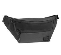 COMIX U Gürteltasche, mit Hauptfach, 2 flachen Taschen auf der Vorder- und Rückseite, praktische Reißverschlüsse und Verstellbarer Gürtel aus Band, 29 x 15 x 8 cm, Schwarz, Schwarz, 29 x 15h x 8 cm,