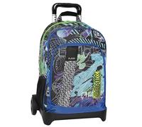 Comix Unisex Kinder 71545LS Abnehmbarer Trolley-Rucksack, Mehrfarbig