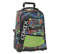 COMIX Unisex Kinder Zaino Bright Trolley Rucksack, Mehrfarbig