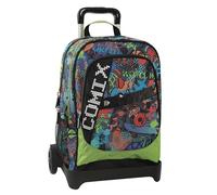 Comix Unisex Kinder Zaino Bright Trolley Rucksack, Mehrfarbig