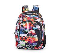Comix Wave Schulrucksack für Kinder und Jungen, mit großen Fächern, Fronttasche, Reißverschluss und verstellbaren Schultergurten, 32 x 43 x 23 cm, 31 l