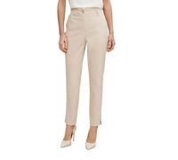 COMMA Damen Hose hellbeige, Größe 40 hellbeige