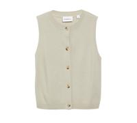 comma - Ärmellose Strickweste beige - Gr. - 44