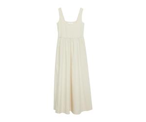 comma - Ärmelloses Maxikleid mit Karree-Ausschnitt beige - Gr. - 44