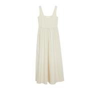 comma - Ärmelloses Maxikleid mit Karree-Ausschnitt beige - Gr. - 46