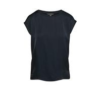 comma - Ärmelloses Shirt mit Satin und Jersey blau - Gr. - 38