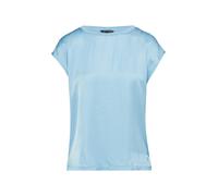 comma - Ärmelloses Shirt mit Satin und Jersey blau - Gr. - 44
