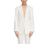comma Slim Fit Blazer mit Pattentaschen in Weiss, Größe 40