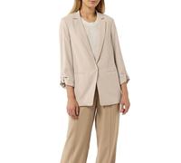 Comma Antaillierter Blazer aus Viskosetwill