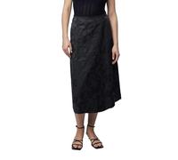 Comma Ausgestellter Midi-Rock mit Eingrifftaschen aus Jacquard