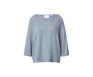 comma - Ausgestellter Pullover aus Feinstrick grau - Gr. - M