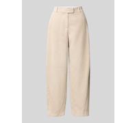COMMA Barrel Fit Cordhose mit Gesäßtaschen in Sand, Größe 42