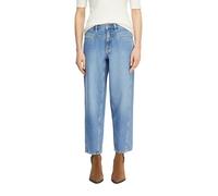 Comma Jeans Barrel Leg Relaxed Fit mit Eingrifftaschen Blau Größe 34