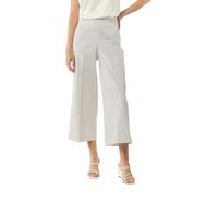 Comma Baumwoll-Hose mit seitlichem Reißverschluss und Semi-Wide-Leg