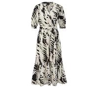 COMMA Baumwoll-Kleid mit Puff-Ärmeln