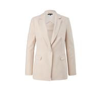 Comma Blazer tailliert aus Baumwollmix Damen Beige Größe 42