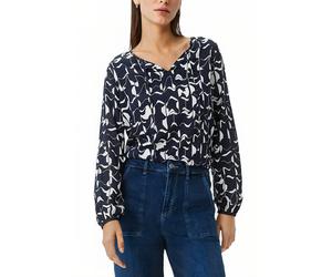 Comma Blouse Marine Blue Größe: 34 | Blusen Outlet | Damen | Blau