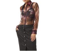 Comma Blouses Aubergine Größe: 46 | Business hemden Outlet | Damen