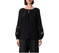 Comma Blouses Black Größe: 40 | Blusen Outlet | Damen | Schwarz