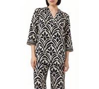 Bluse schwarz|beige 42