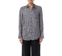 comma - Bluse schwarz|grau - Gr. - 42