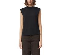 Chiffonbluse mit subtilem Schulterpolster schwarz 42