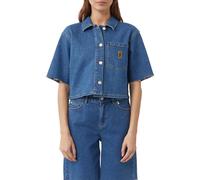 Comma Blouses Blue Denim Größe: 40 | Business hemden Outlet | Damen | Blau