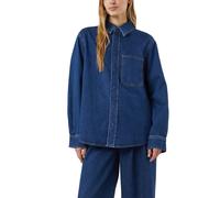 Comma Blouses Blue Denim Größe: XL | Business hemden Outlet | Damen | Blau
