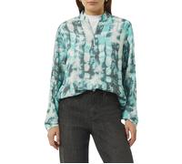 Comma Blouses Blue-green Aop Größe: 38 | Blusen Outlet | Damen | Blau