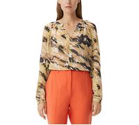 Comma Blouses Brown Aop Größe: 34 | Blusen Outlet | Damen | Braun