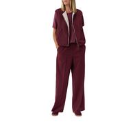 Comma Blouses Burgundy Größe: 38 | Blusen Outlet | Damen | Braun