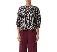 Bluse beige|schwarz 40