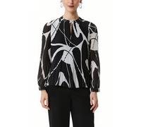 Comma Blouses Grey/black Größe: 34 | Blusen Outlet | Damen | Grau