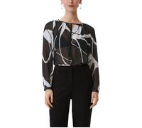 Comma Blouses Grey/black Größe: 34 | Blusen Outlet | Damen | Grau