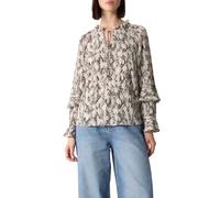 Comma Blouses Grey/black Größe: 38 | Longsleeves Outlet | Damen | Grau