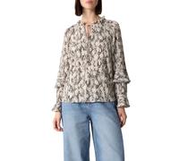 Comma Blouses Grey/black Größe: 42 | Longsleeves Outlet | Damen | Grau