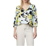 Bluse blau|mehrfarbig 36