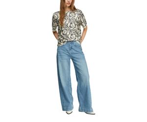 Comma Blouses Marine Größe: 42 | Blusen Outlet | Damen