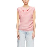 Strukturiertes Top mit Raffung 44 pink 2180443.4180.44