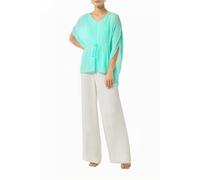 Comma Blouses Turqoise Größe: 38 | Blusen Outlet | Damen